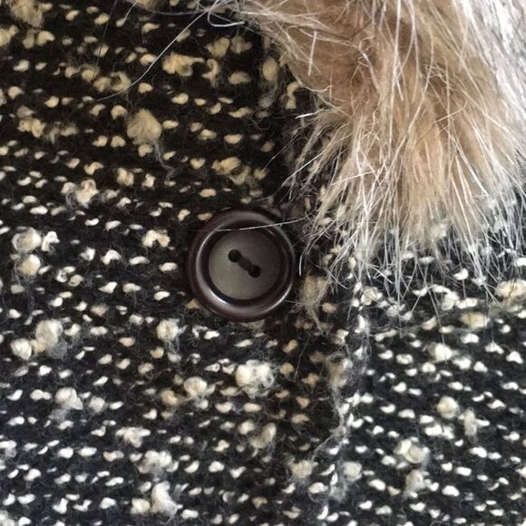 Vtg Spiegel removable faux fur collar coat/jacket - Picture 4 of 12